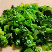 芥菜炒饭的做法图解4