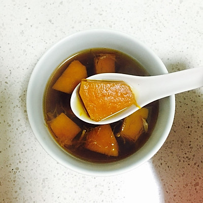 南瓜红糖姜丝糖水