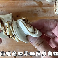 #巨下饭的家常菜#麻酱红糖花卷的做法图解5