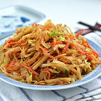 #白色情人节限定美味# 素炒饼的做法图解10