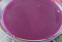 清凉降火杂粮：紫薯汁的做法
