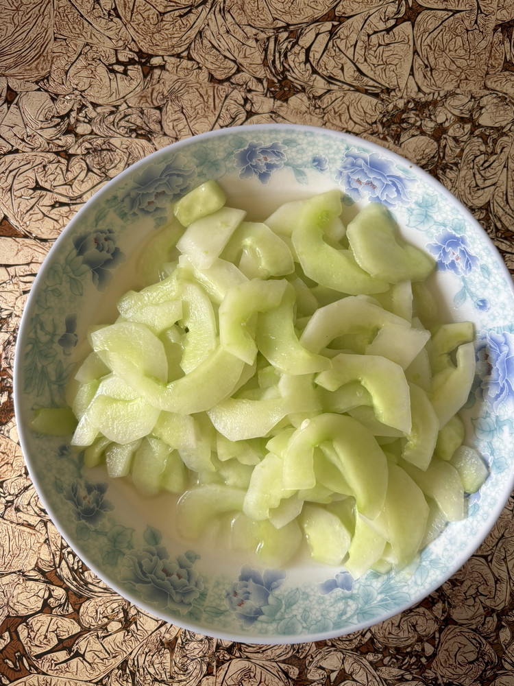 清炒老黄瓜的做法