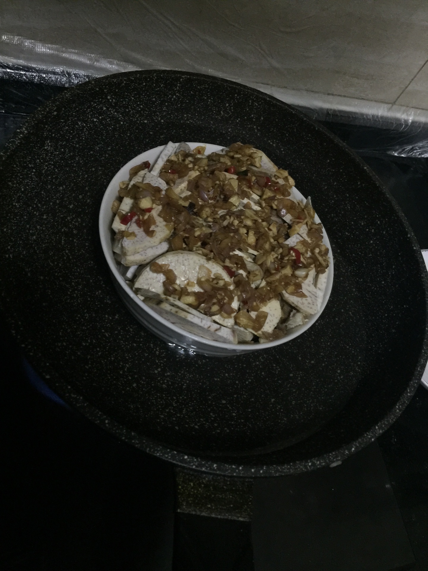 荔浦芋头扣肉的做法图解13