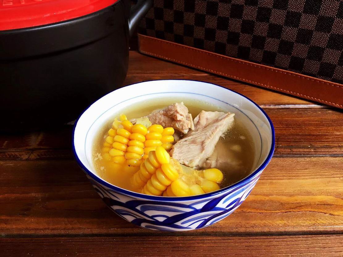 Corn ribs soup