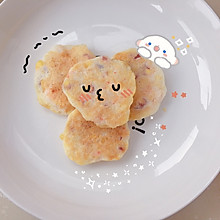 宝宝辅食 鲜虾玉米小饼