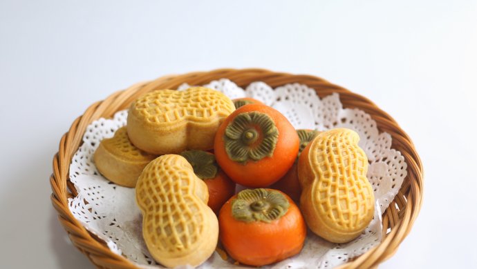 今年最火的好柿花生月饼