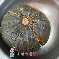 36个月以上辅食南瓜蜜桃麦片粥的做法图解1