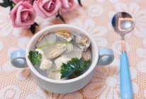 鲜甜好味动漫版花蛤豆腐汤的做法