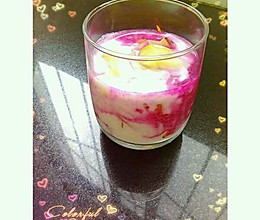 多果味酸奶#七彩七夕#的做法