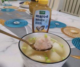 #让每餐蔬菜都营养美味#只加—种调味料的虾滑冬瓜汤的做法