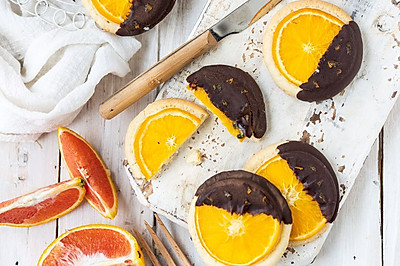 烤箱创意食谱|橙子巧克力曲奇饼干