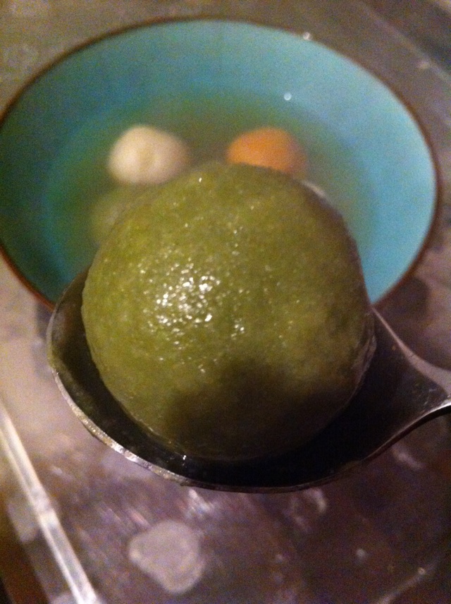 彩色汤圆