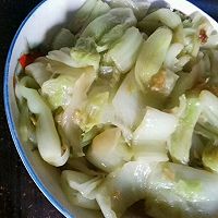 耗油白菜的做法图解4