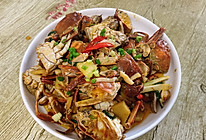 #全电厨王料理挑战赛热力开战！#葱炒螃蟹的做法
