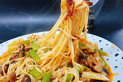 豆角焖面｜秘籍酱料好吃到舔盘