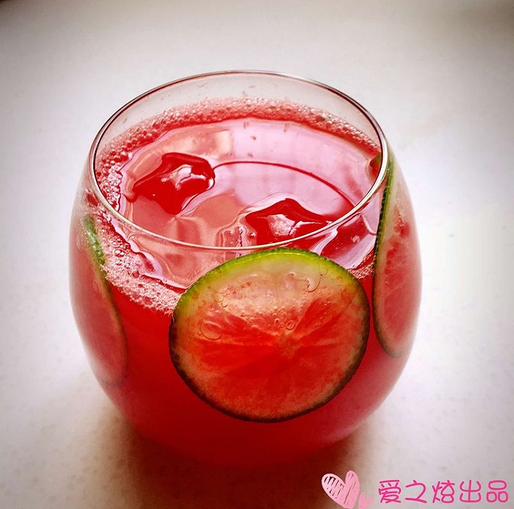 冰镇西瓜柠檬汁的做法
