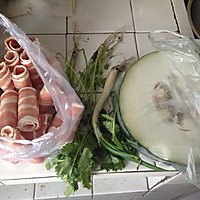 冬瓜羊肉汤的做法图解1