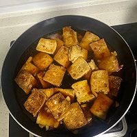 #下饭红烧菜#红烧香煎豆腐的做法图解6