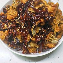 骨头都香酥的辣子鸡架