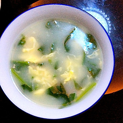 菠菜鸡蛋汤