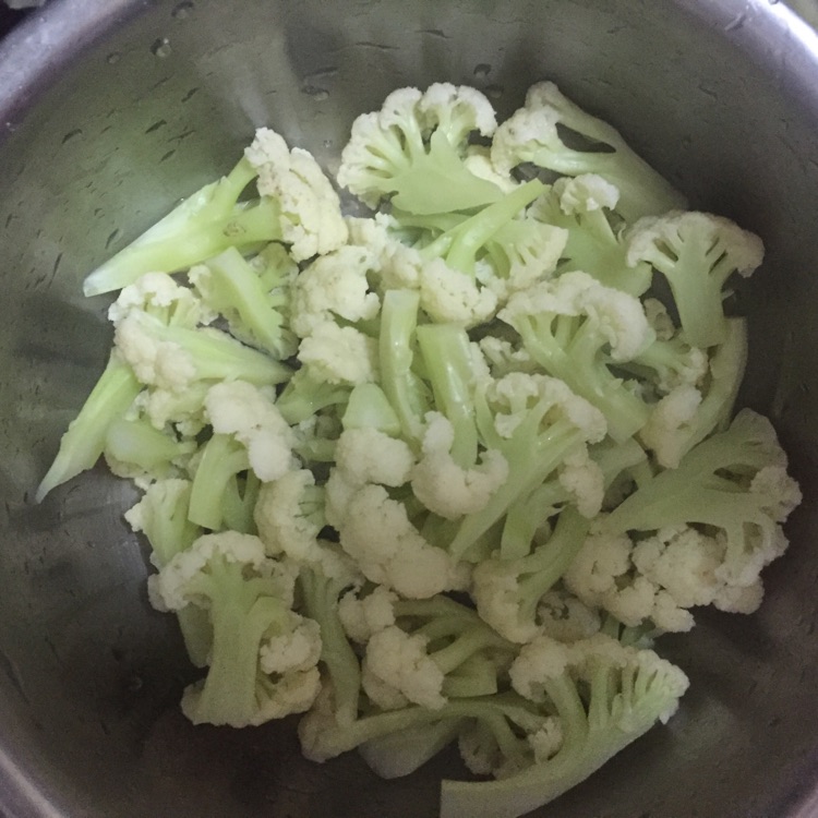 干锅花菜的做法图解2