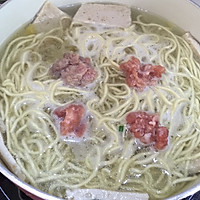 葱油面汤的做法图解3