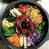 【蔓德拉的厨房】牛肉花石锅拌饭的做法图解2