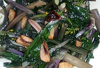 炝炒紫菜苔的做法