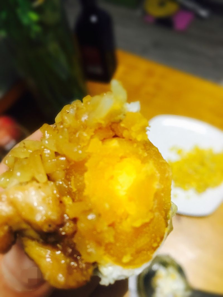 咸鸭蛋糯米饭的做法