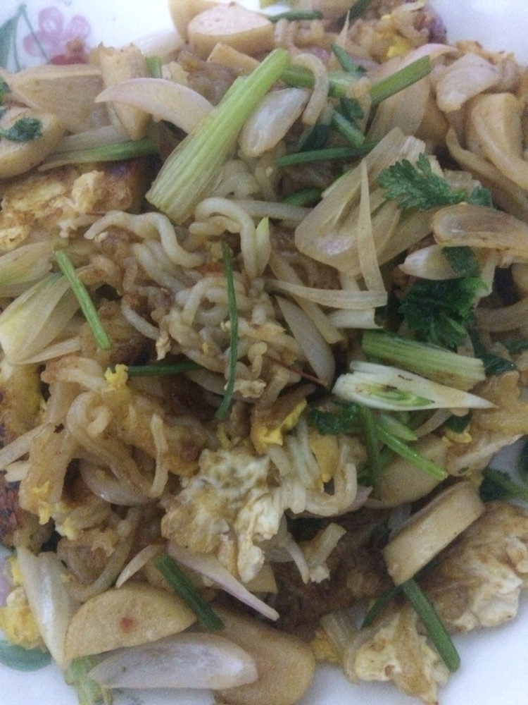 炒冷面的做法