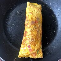 营养早餐鸡蛋蔬菜卷的做法图解7