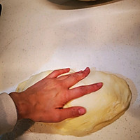 #爱好组-高筋#面包机出手套膜→柔软拉丝奶香吐司的做法图解13