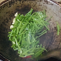 #夏日消暑，非它莫属#农家菜 红薯梗炒过油肉的做法图解7