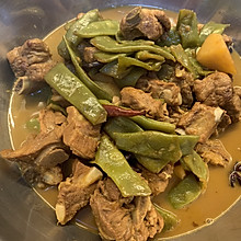 土豆豆角炖排骨