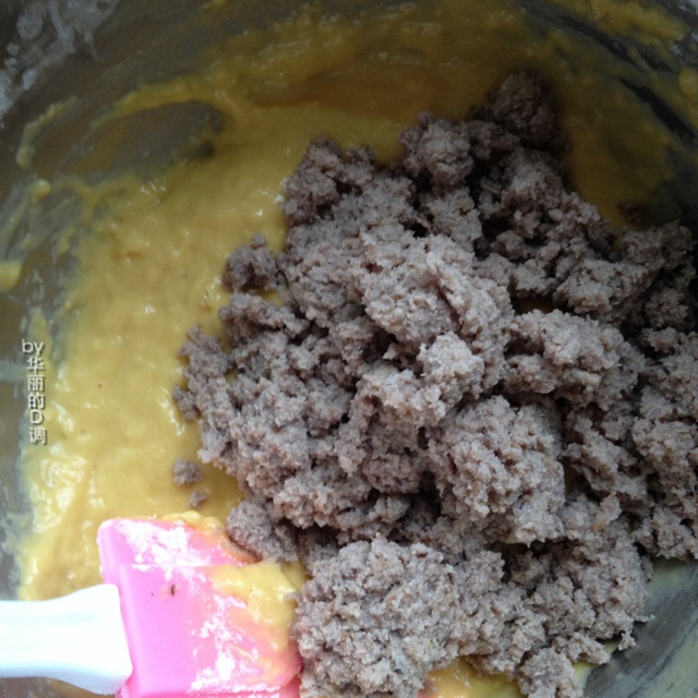 豆渣饼的做法图解3