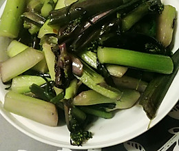 清炒菜苔的做法
