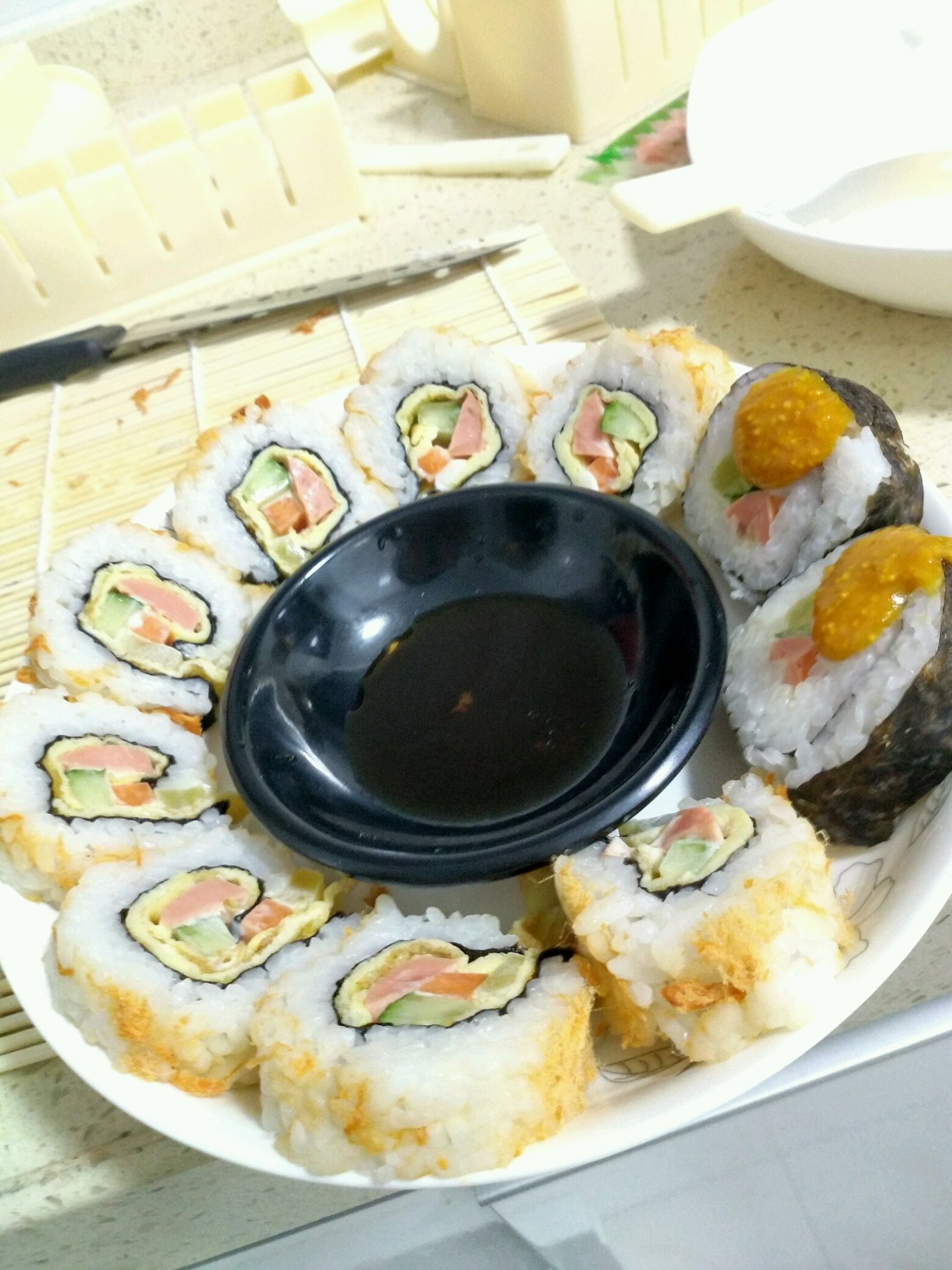 自制寿司怎么做_自制寿司的做法_豆果美食
