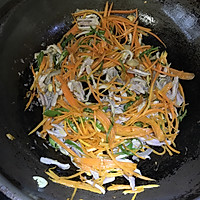 胡萝卜炒肚丝的做法图解3
