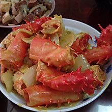 咖喱帝王蟹