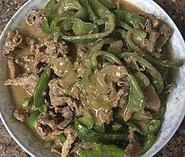 甜椒沙茶牛肉的做法