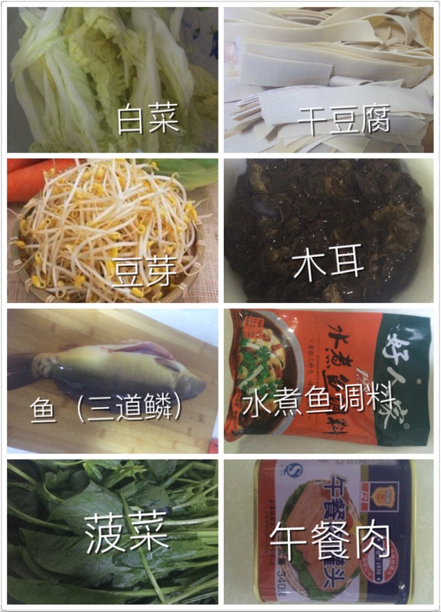 家常简单水煮鱼的做法图解1