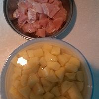 土豆鸡肉咖喱饭的做法图解1