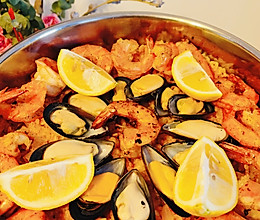 #智利贻贝中式烹法大赏#西班牙海鲜饭的做法