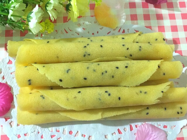 烤箱版蛋卷#蔡澜的花花世界#的做法图解11