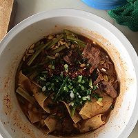 西北风味和川菜的结合—辣糊糊版水煮肉片的做法图解10