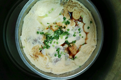 肉碎蒸鸡蛋