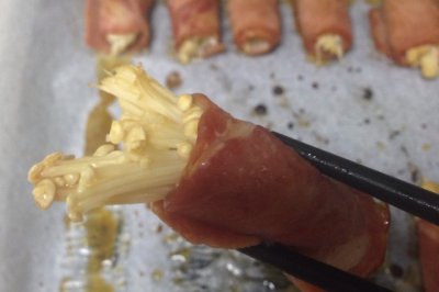 培根金针菇卷——快手菜