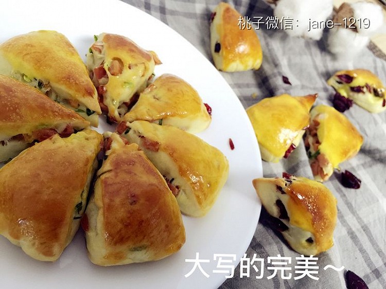 香葱火腿司康的做法