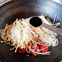 低脂低卡营养美味家常番茄炒金针菇的做法图解6
