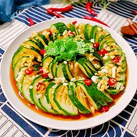 #夏日开胃餐#盘龙黄瓜，酸辣脆爽的做法图解10